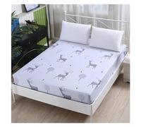 Printed Fitted Sheet 1 Piece Active Printed Fitted Sheet Adjustable With Elastic Mattress Cover In Various Sizes(Color 13,200cmX220cmX25cm)