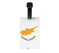 Printed Flag of Cyprus Luggage tag Hanger, Easy to Identify, Easy to Hang, Suitable for suitcases, Backpacks and Handbags