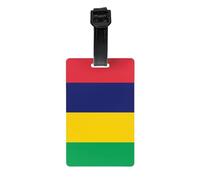 Printed Flag of Mauritius Luggage tag Hanger, Easy to Identify, Easy to Hang, Suitable for suitcases, Backpacks and Handbags