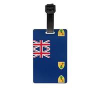 Printed Flag of The Turks and Caicos Islands Luggage tag Hanger, Easy to Identify, Easy to Hang, Suitable for suitcases, Backpacks and Handbags