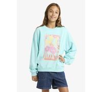 Roxy Lineup Terry - Girls 4-16 Blue Oversized Sweatshirt