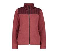 Printed fleece zip-up sweatshirt for women CMP Rouge S