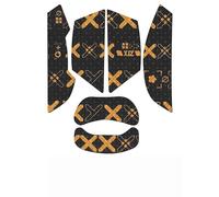 Printed Full/Half Cover Mice Sticker Anti-Slip Mouse Sticker for Razer Cobra Pro Gaming Mouse,Black Gold Full