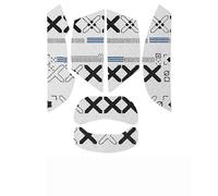 Printed Full/Half Cover Mice Sticker Anti-Slip Mouse Sticker for Razer Cobra Pro Gaming Mouse,White Full
