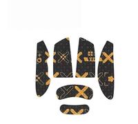 Printed Full/Half Cover Mice Sticker Anti-Slip Mouse Sticker for Razer Orochi V2 Gaming Mouse,Black Gold Full