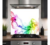 Printed Glass Kitchen Splashback - 6mm Toughened Heat-Resistant Safety Glass, Polished Edges, Hob & Cooker Wall Protector - Design 2009, 60cm (w) x 55cm (h)