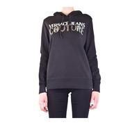 Printed Hooded Cotton Sweatshirt - female - Versace Jeans Couture - Hoodies - Black - XS - Sweatshirts & Hoodies XS