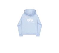 Printed hooded sweatshirt on the back Alpha Industries Label Bleu 2XL