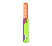 Printed In Comb | Portable Retractable Hair Comb And Stress Relief Toy - Funny Sensory Toys, Cute Butterfly Comb For Women, ADD, ADHD, Gift