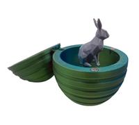 Printed in, Small Eggs Printed in - Bunny Figure Toy - Animals Printed in Rabbit Inside Decoration Executive Desk Toys for the
