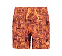 Printed kids' swim shorts CMP Orange 12 ans