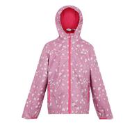 Printed 'Lever' Waterproof Shell Jacket Regatta Pink 9-10 Years