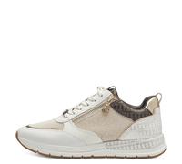 Printed logo sneakers for women Tamaris Beige 38
