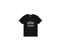Alpha Industries Men's Logo Print T-Shirt, Black, 3XL