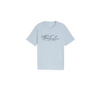 Printed logo T-shirt Tom Tailor Bleu S