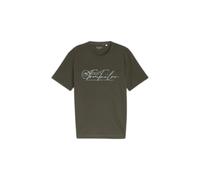 Printed logo T-shirt Tom Tailor Vert M