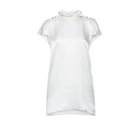 Printed Logo Top Style, female, Manila Grace, Blouses, White, S, Blouses & Shirts S