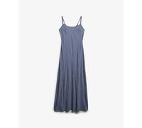 Printed long camisole dress for women Superdry Cami Bleu S