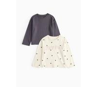 Printed Long Sleeve T-Shirts 2 Pack 1-2 years