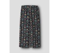 Printed Loose Fit Trousers star print/navy background