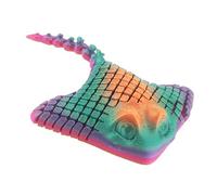 Printed Manta Ray Model - Articulated Stingray Model, Stingray Desk Ornament, Manta Ray Modél For Stress Relief | Movable Joints Decorative Ornaments Models For Adults Collectors