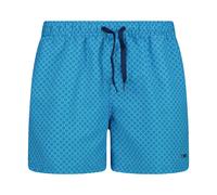 Printed Microfibre Swim Shorts CMP Bleu L