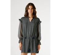 Pepe Jeans Alex Long Sleeve Short Dress Grey L Woman