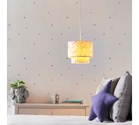 Printed Multicolour Polka Dot 2-Tier Light Shade (D)25Cm