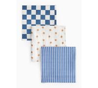 Printed Muslin Cloths 3 Pack One Size