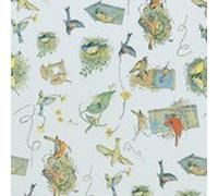 Printed Patterned Tissue Wrapping Paper birds nests luxury 5 sheets