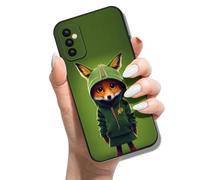 Printed Phone Case for Samsung Galaxy A35 5G Soft TPU Bumper Silicone Protective Back Cover with Pattern Design for Girls Boys - Dress Fox