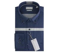 Printed pique shirt Michael Kors Polo Camicia Bleu 40