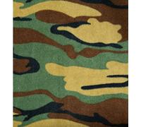 Printed Polar Fleece Fabric Material - Jungle Camouflage, 1Mtr 150cmx100cm