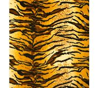 Printed Polar Fleece Fabric Material - Tiger Stripes, 1Mtr 150cmx100cm