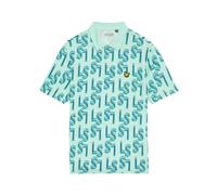 Printed polo shirt Lyle & Scott Monogram Blue 2XL
