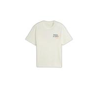 Printed Relaxed T-shirt Tom Tailor Denim Blanc XL