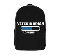 Printed School Bags Pets Doctor Veterinarian Backpack Personality Knapsack for Hiking, Travel, Work, 42X32X14Cm