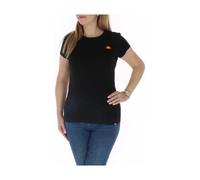 Printed Short Sleeve T-Shirt with Round Neck - female - Ellesse - T-Shirts - Black - L - Tops L
