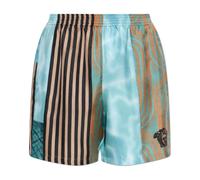 Printed Silk Twill Shorts - male - Versace - Casual Shorts - Multicolor - 2XL - Shorts 2XL