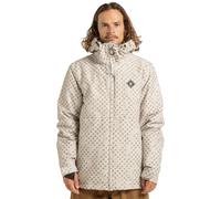 Printed ski jacket DC Shoes Basis Blanc M