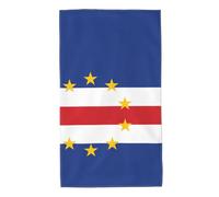 Printed Skin-Friendly Flag of Cape Verde Absorbent Towel, absorbs Water and Dries Quickly, Suitable for Bathroom and Travel