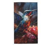 Printed Skin-Friendly Hummingbird Absorbent Towel, absorbs Water and Dries Quickly, Suitable for Bathroom and Travel