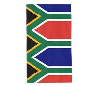 Printed Skin-Friendly South African Flag Absorbent Towel, absorbs Water and Dries Quickly, Suitable for Bathroom and Travel