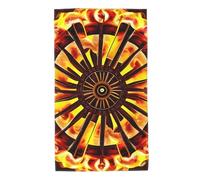 Printed Skin-Friendly Turning The Flame Absorbent Towel, absorbs Water and Dries Quickly, Suitable for Bathroom and Travel