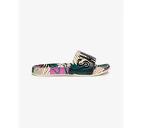 Printed slides for girls Superdry Blanc 3/4 ans