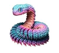 Printed Snake, Articular Mobility Printed Animal, Articulated Flexible Fidget Toy, Printed Snake Collectable, Joint Movable Animal Model Ornaments, for Home, Desk, Adults