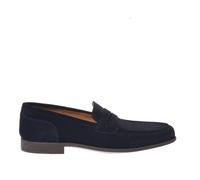 Printed Suede Loafer - male - Baldinini - Loafers - Blue - 8 UK - Shoes 8 UK