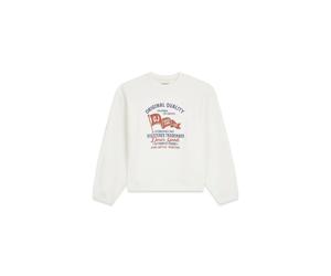 Printed sweatshirt Guess Boxy Blanc 2XL