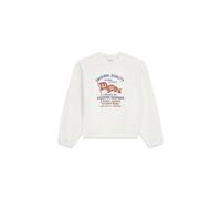 Printed sweatshirt Guess Boxy Blanc XL