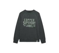 Printed sweatshirt Superdry Merchant Vintage Gris S